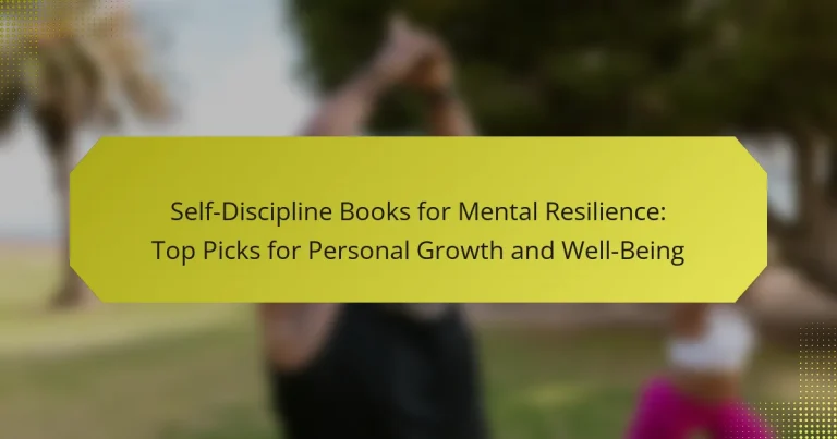 Self-Discipline Books for Mental Resilience: Top Picks for Personal Growth and Well-Being